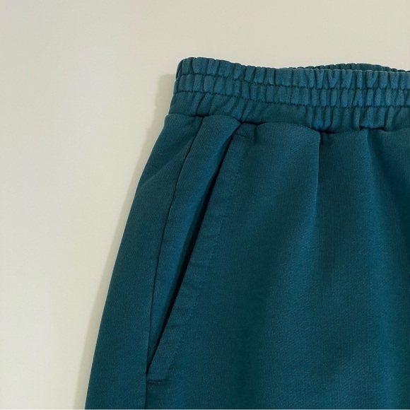 Helmut Lang Slim Logo Jogger Pant Drawstring Sweatpants Neptune Teal Small - Picture 9 of 16